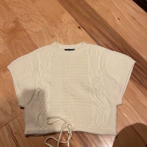FORE Cream Knit Sweater